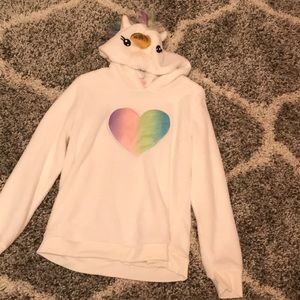 Kids unicorn hoodie brand new no tags